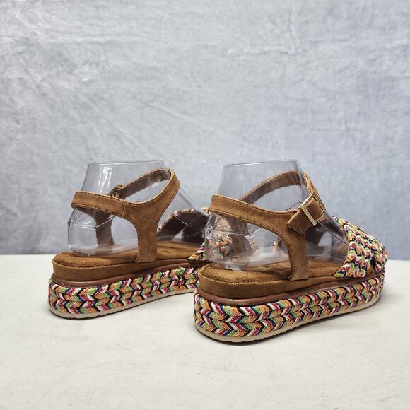 Spring Step Patrizia Sandals Womens 6.5 Platform Espadrilles Colorful Adjustable - Picture 7 of 13